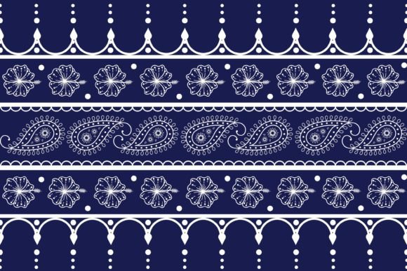 Download Asian Flower Paisley Ethnic Pattern - Asian Collection